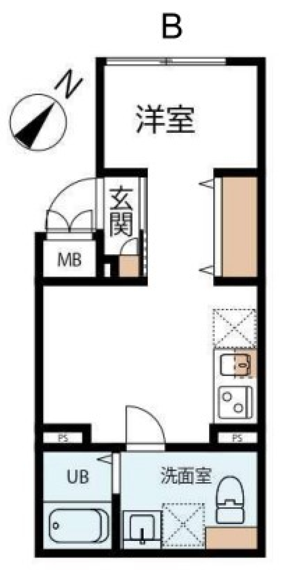 Luminis池袋要町　101号室の間取り図