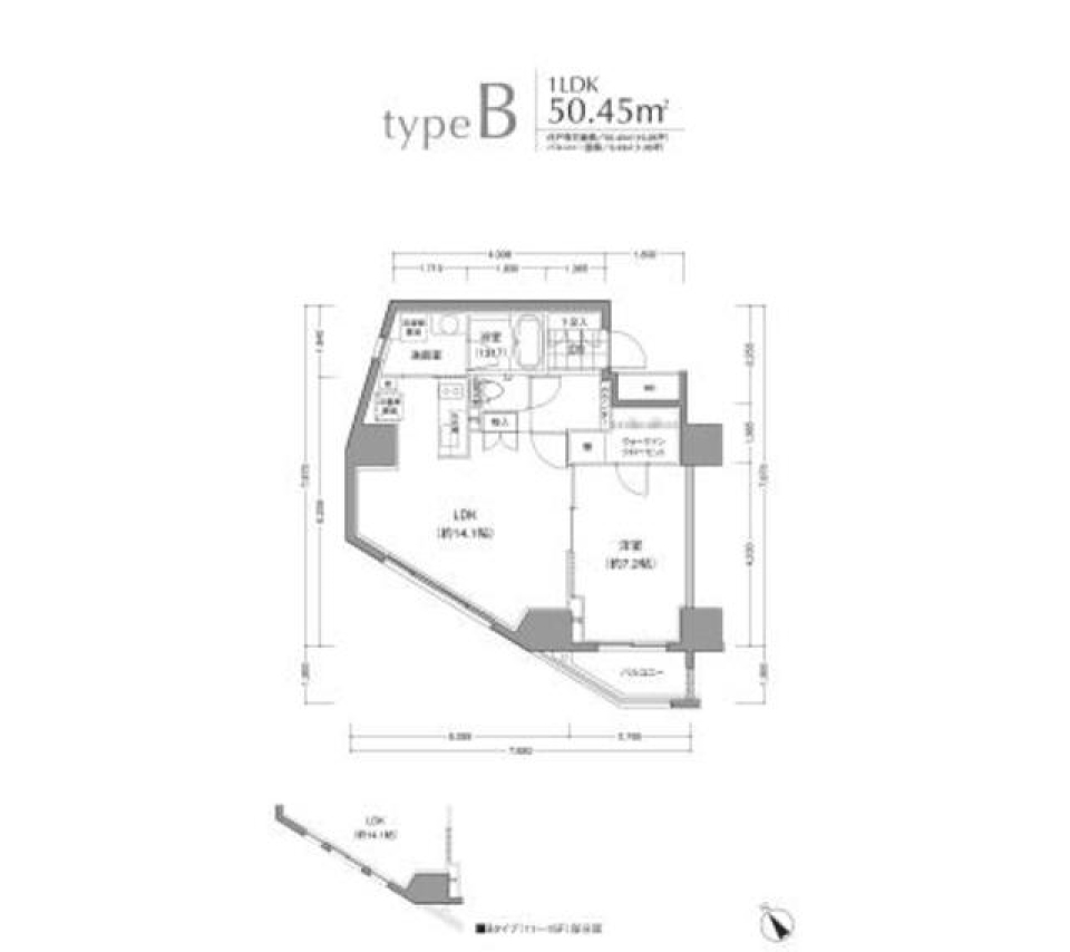 ＪＰ　ｎｏｉｅ　小石川富坂 1501号室の間取り図