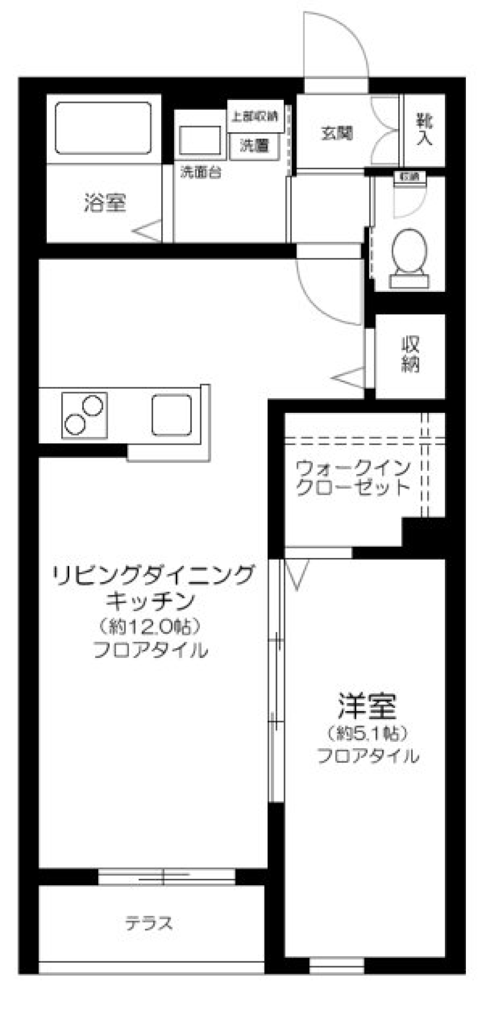 ロックフォレスト 101の間取り図