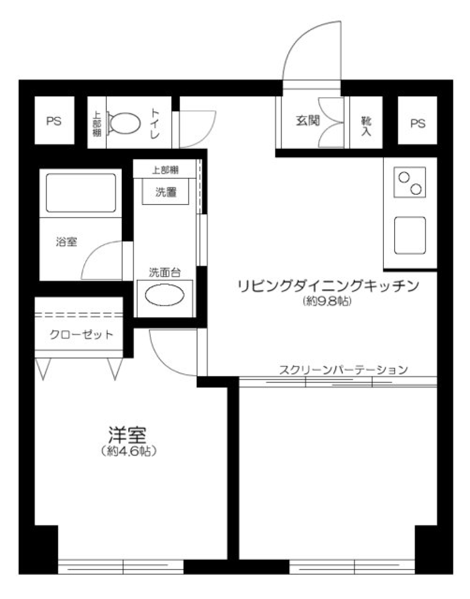 カーサマキ 202の間取り図