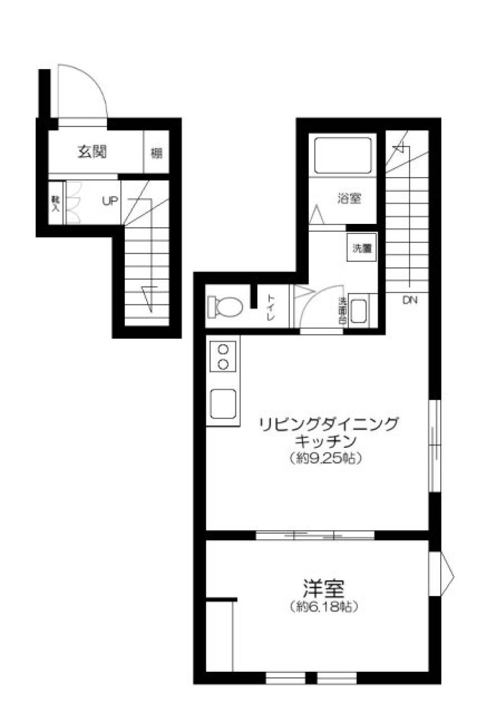 荻窪一丁目住宅 201の間取り図