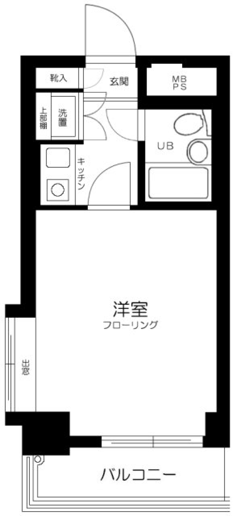 ライオンズマンション代々木第二 303号室の間取り図