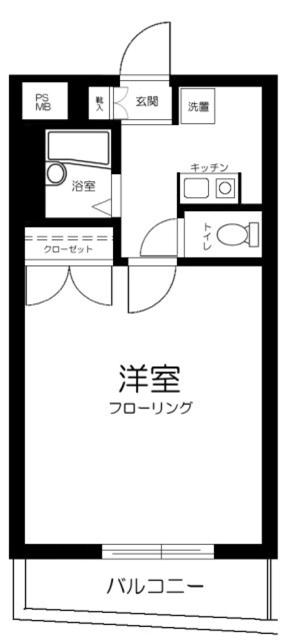 はじめての一人暮らしはココから【中野坂上駅 徒歩9分】の間取り図