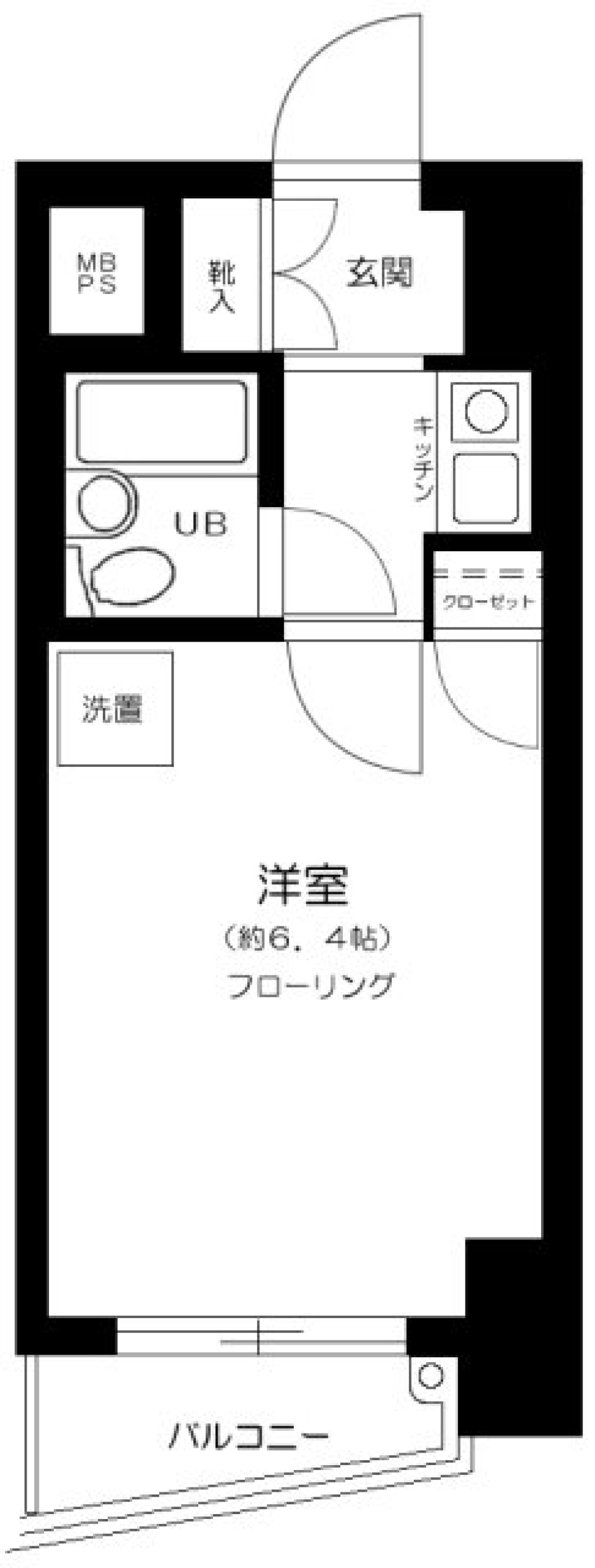 シーアイマンション池袋西 1303の間取り図