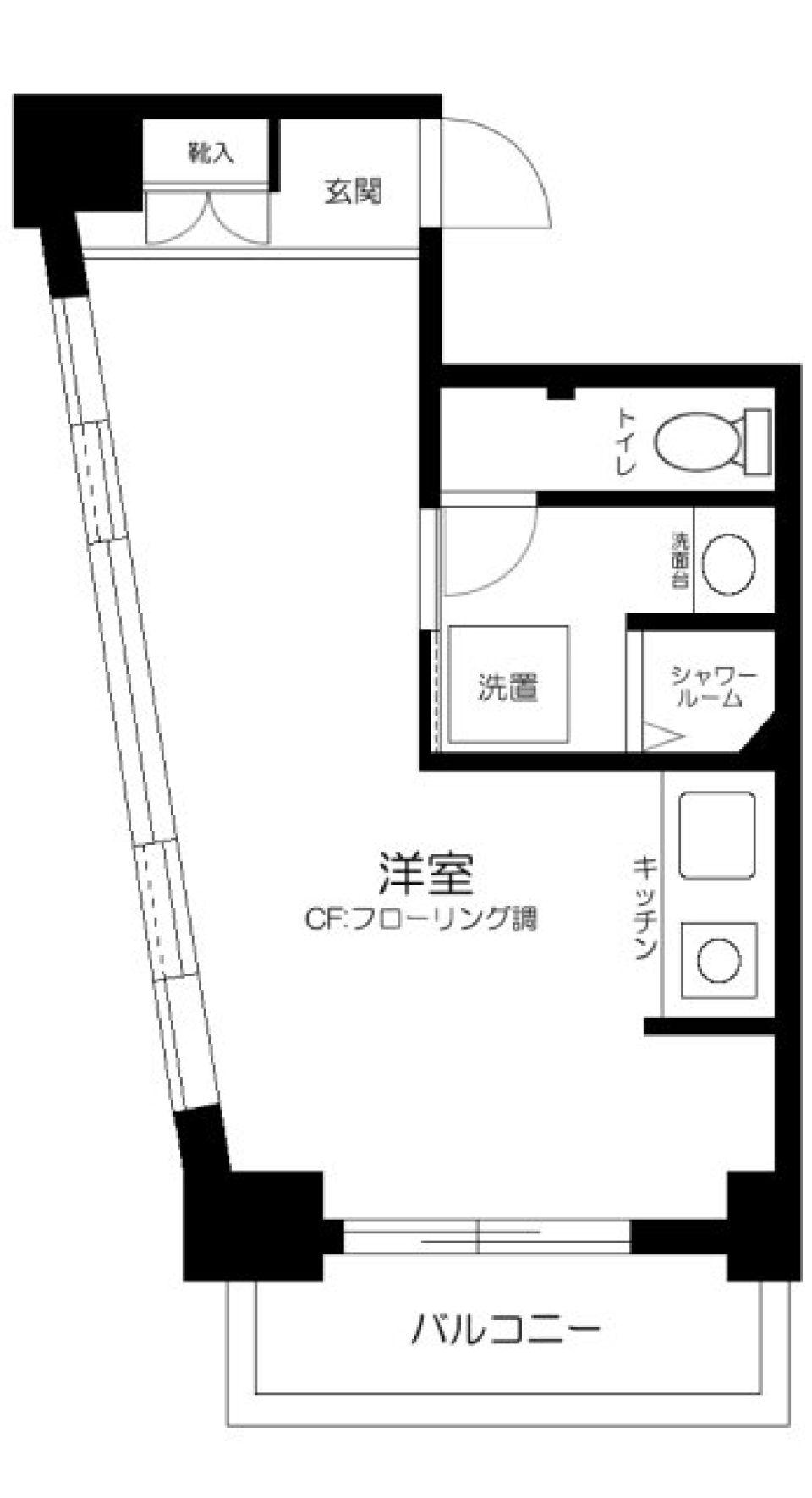 プログレス下高井戸 201の間取り図