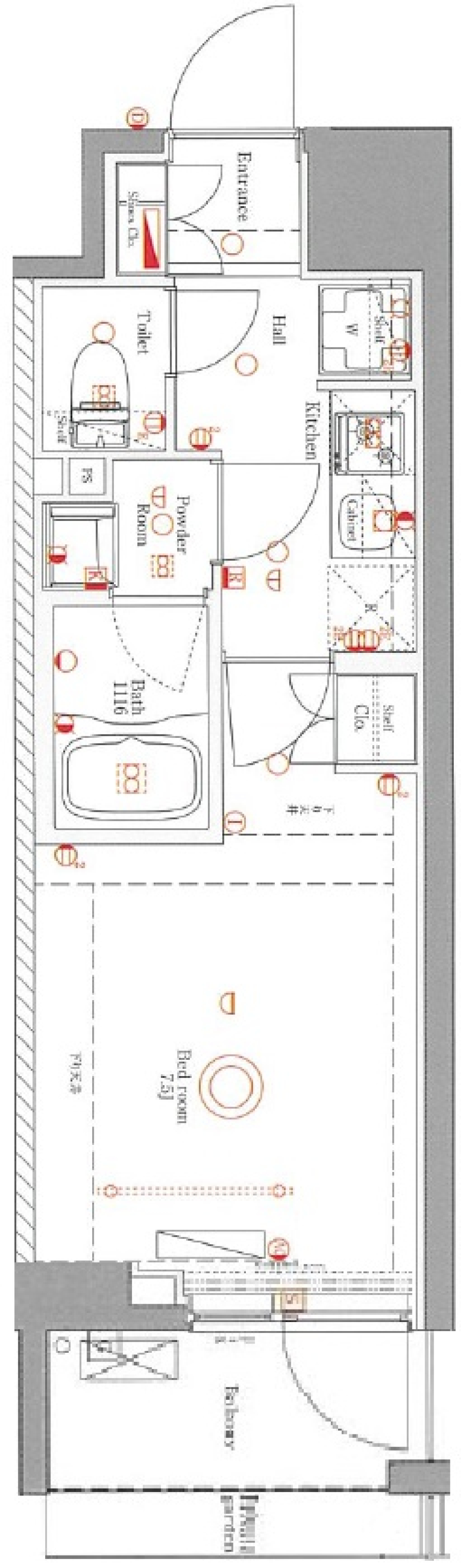 AZEST高島平　101号室の間取り図