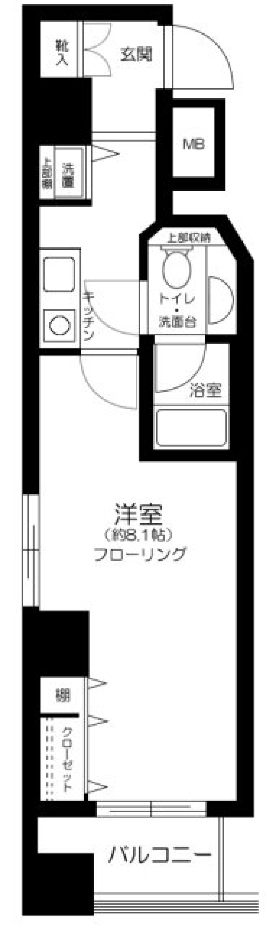 ヌフエタージュ 301の間取り図