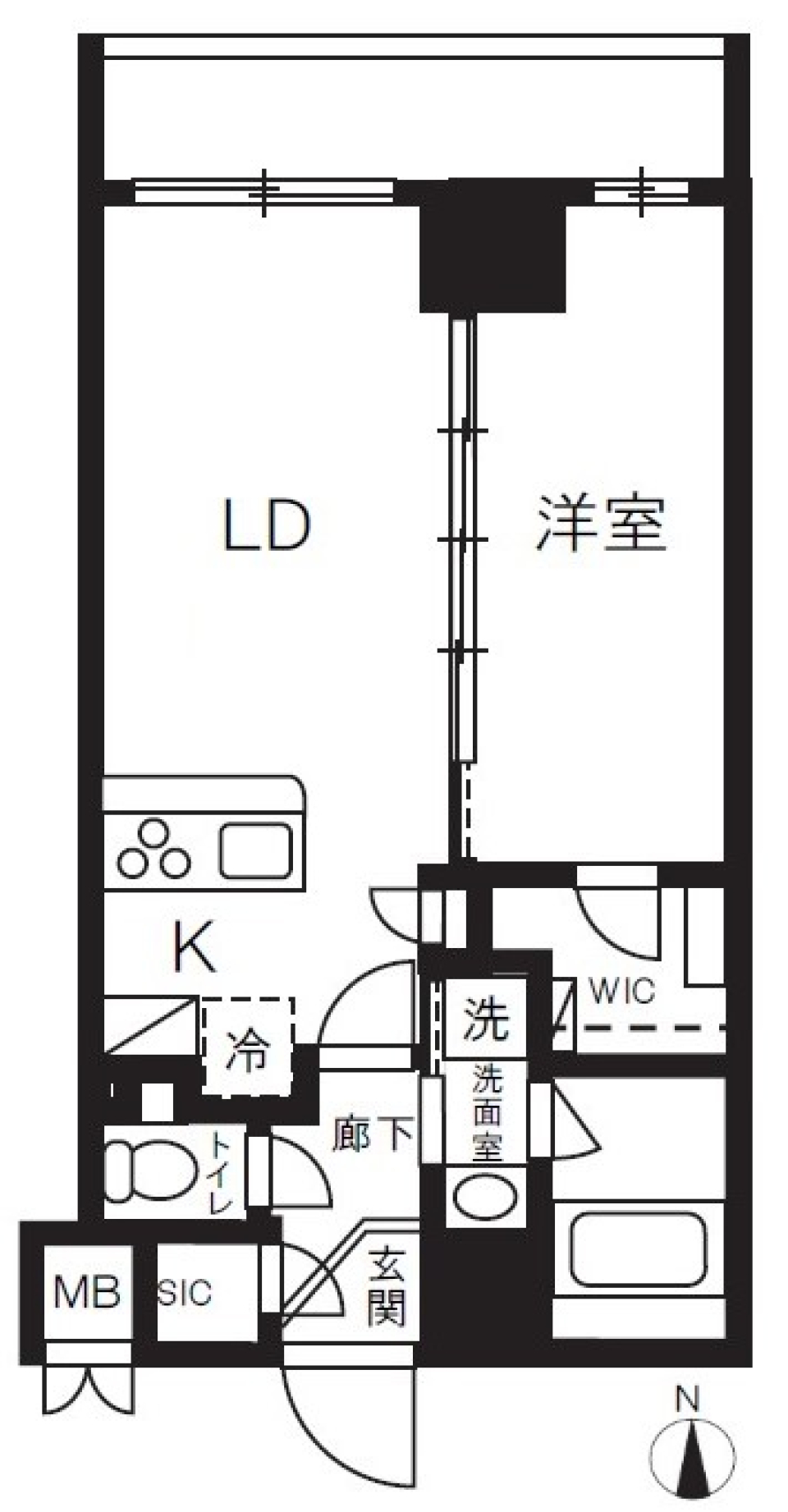 (仮称)台東区竜泉1丁目マンション 1402号室の間取り図