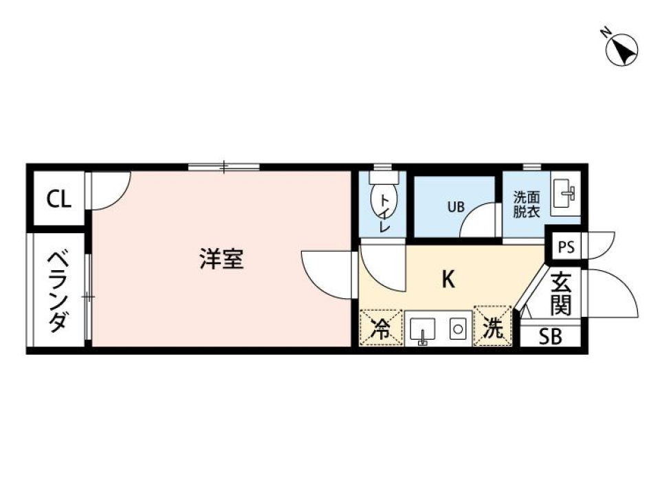 YSレジデンス 503の間取り図