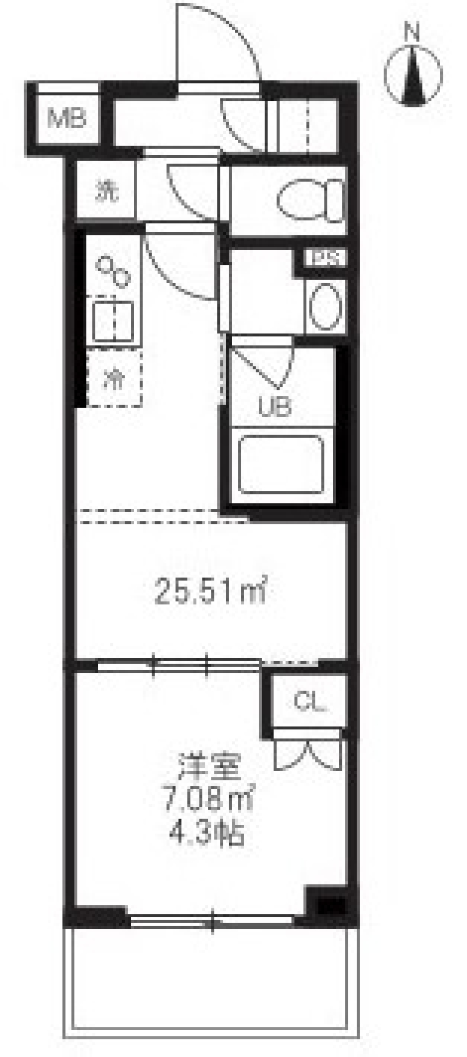 仮）大田区蒲田本町1丁目マンション　402号室の間取り図