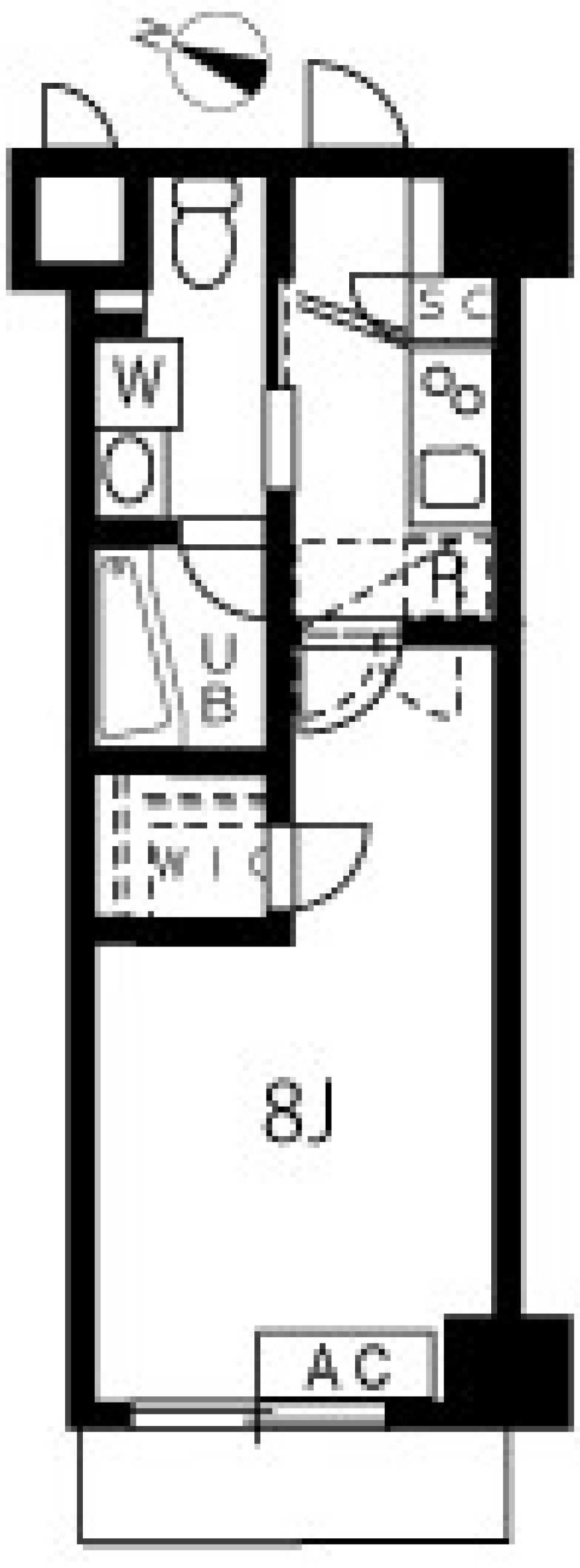 アジールコート池上　112号室の間取り図