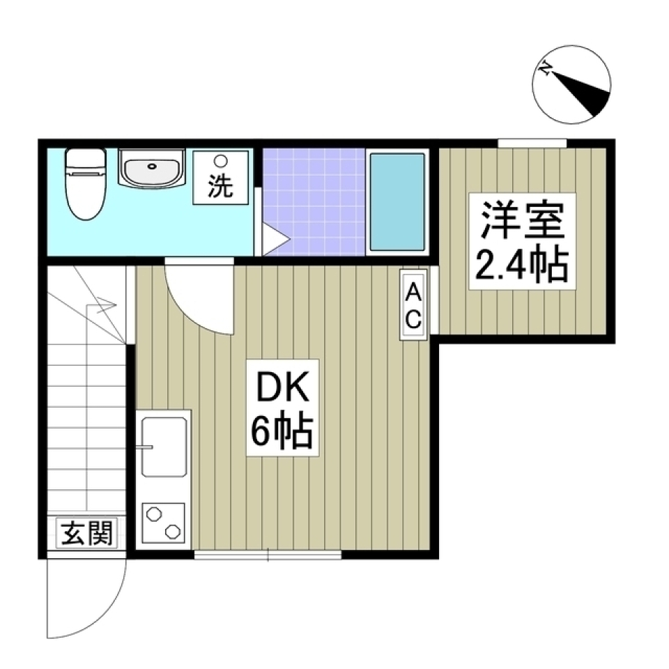 カサーディア東向島 202の間取り図