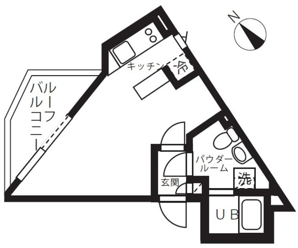 フラッフィー田園調布　0301の間取り図