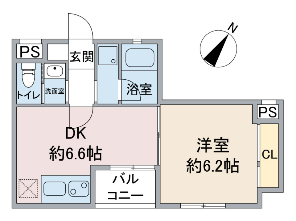 カサ・ド・アマリア　102号室の間取り図