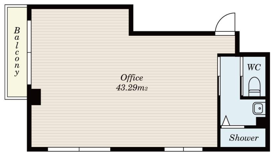 内田ビル　202号室の間取り図