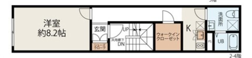 Domani 目黒本町　301号室の間取り図