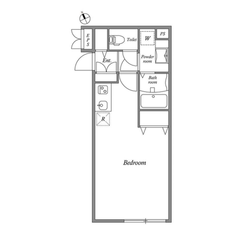 ＬＥＧＡＬＡＮＤ市谷薬王寺　305号室の間取り図