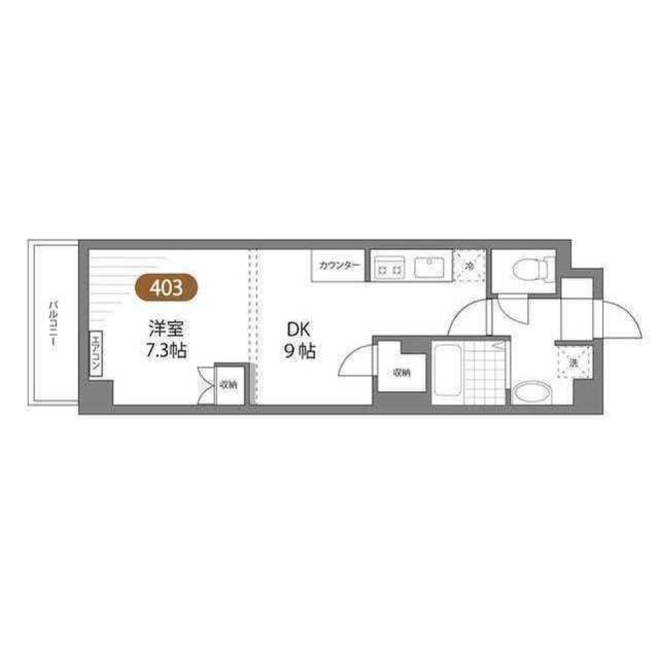 S-Pion SENGAWA 403の間取り図