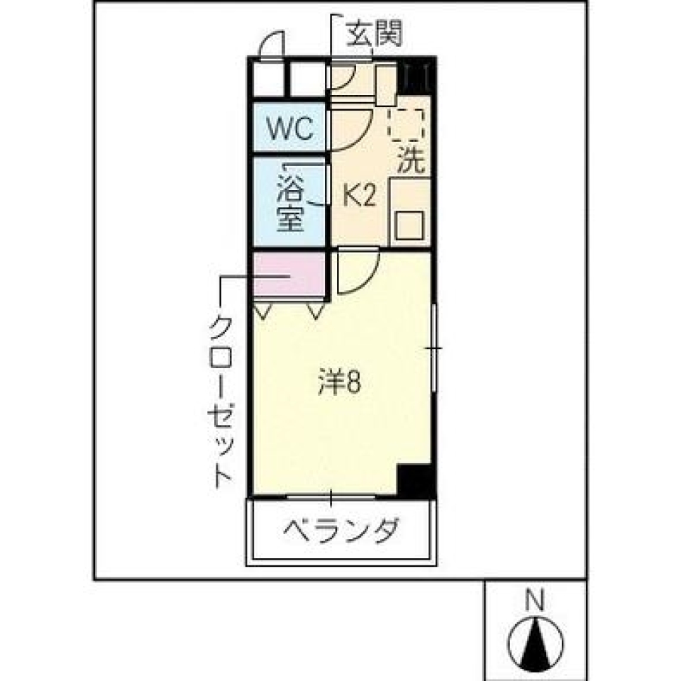 レージュ　ウエスト 303号室の間取り図