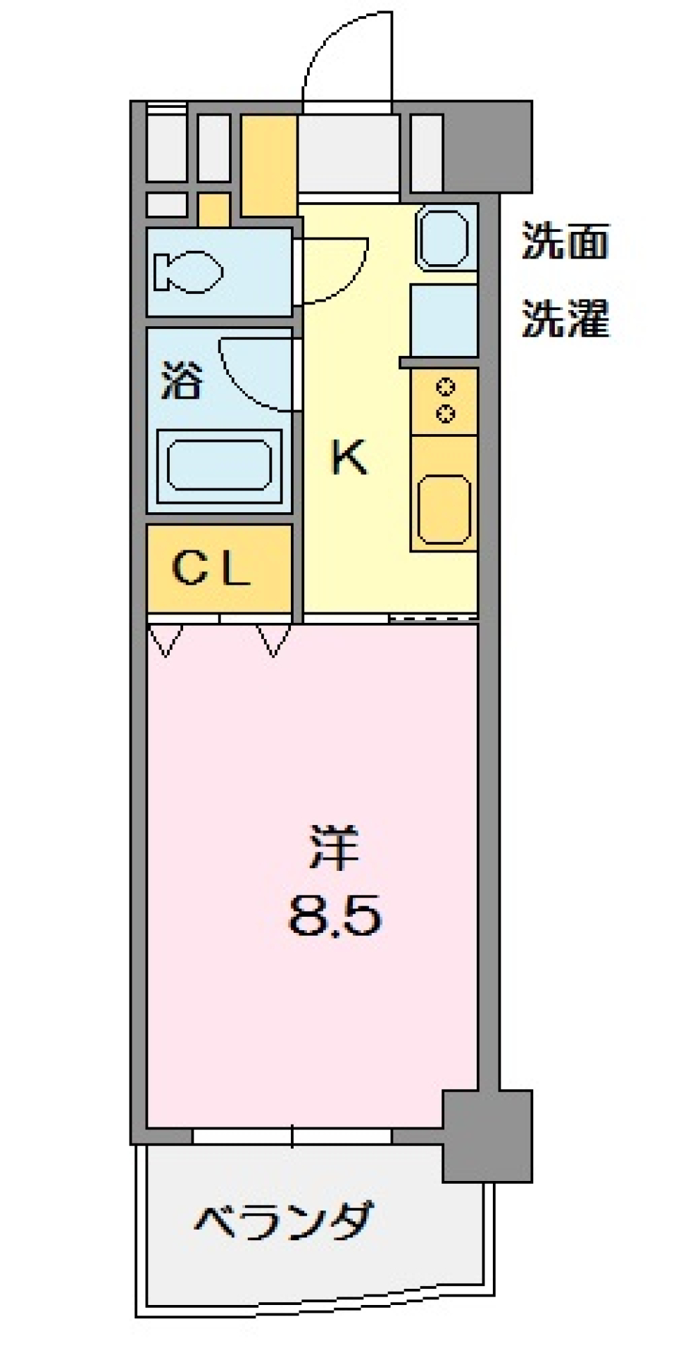 けやき通り　503の間取り図