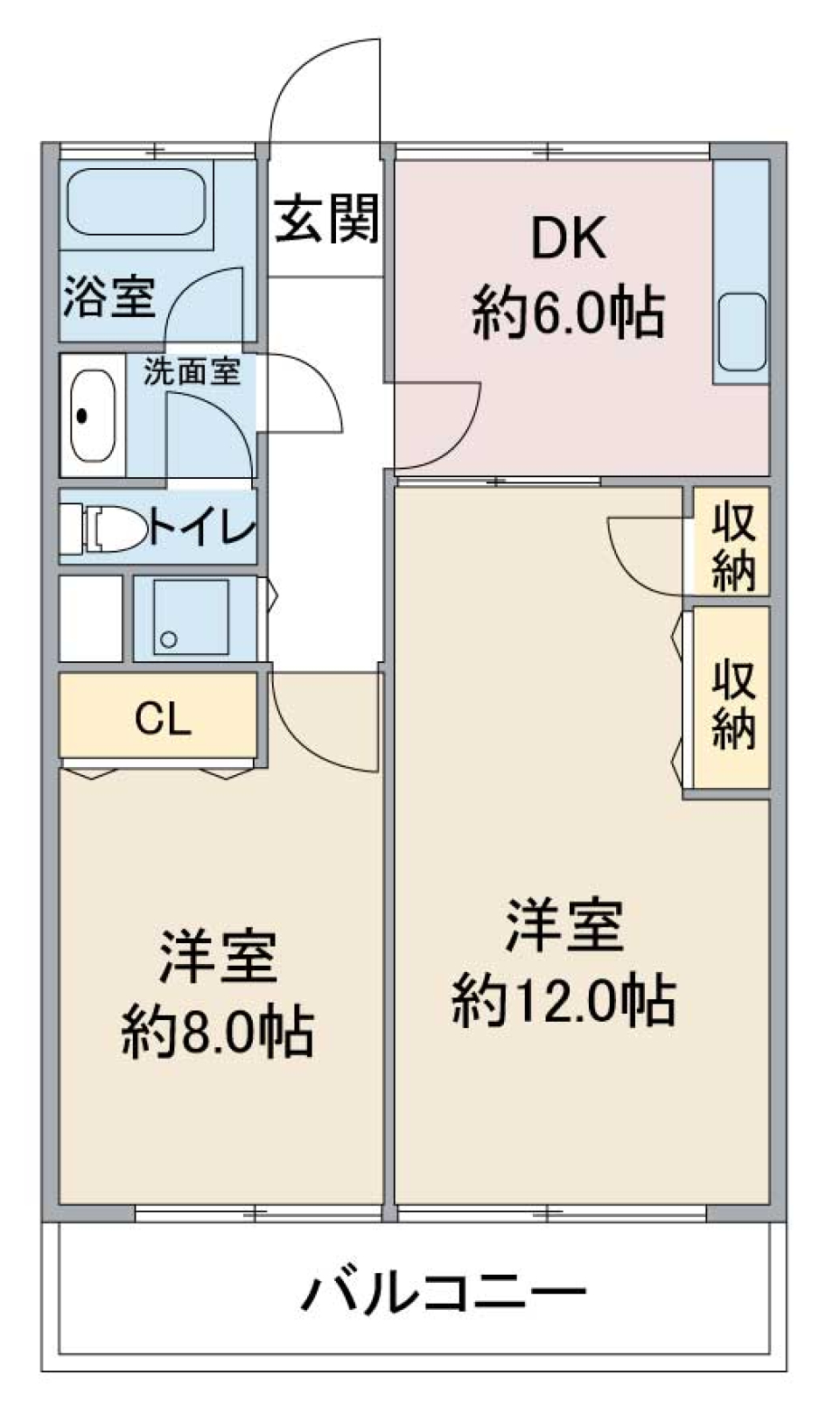 浅野ビル　302の間取り図