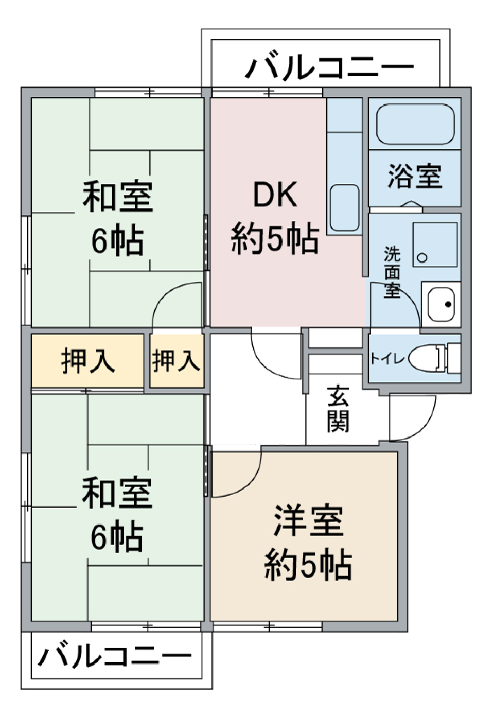 三幸ハウス　101の間取り図