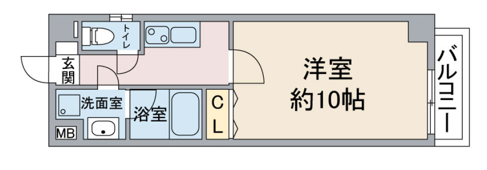 ロージュサクラ　301の間取り図