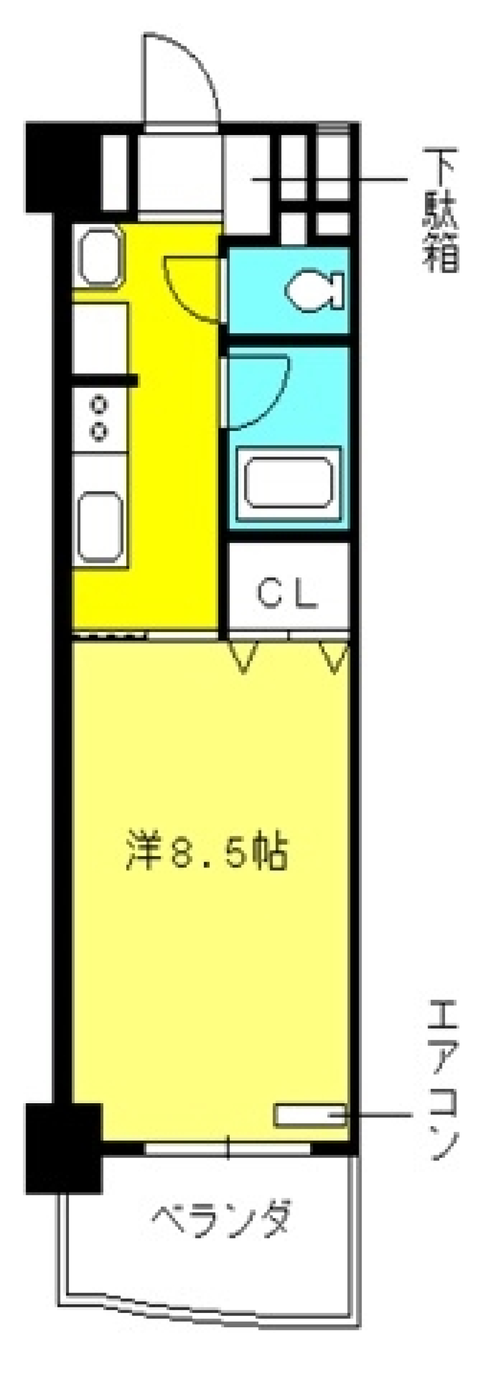 けやき通り　403の間取り図