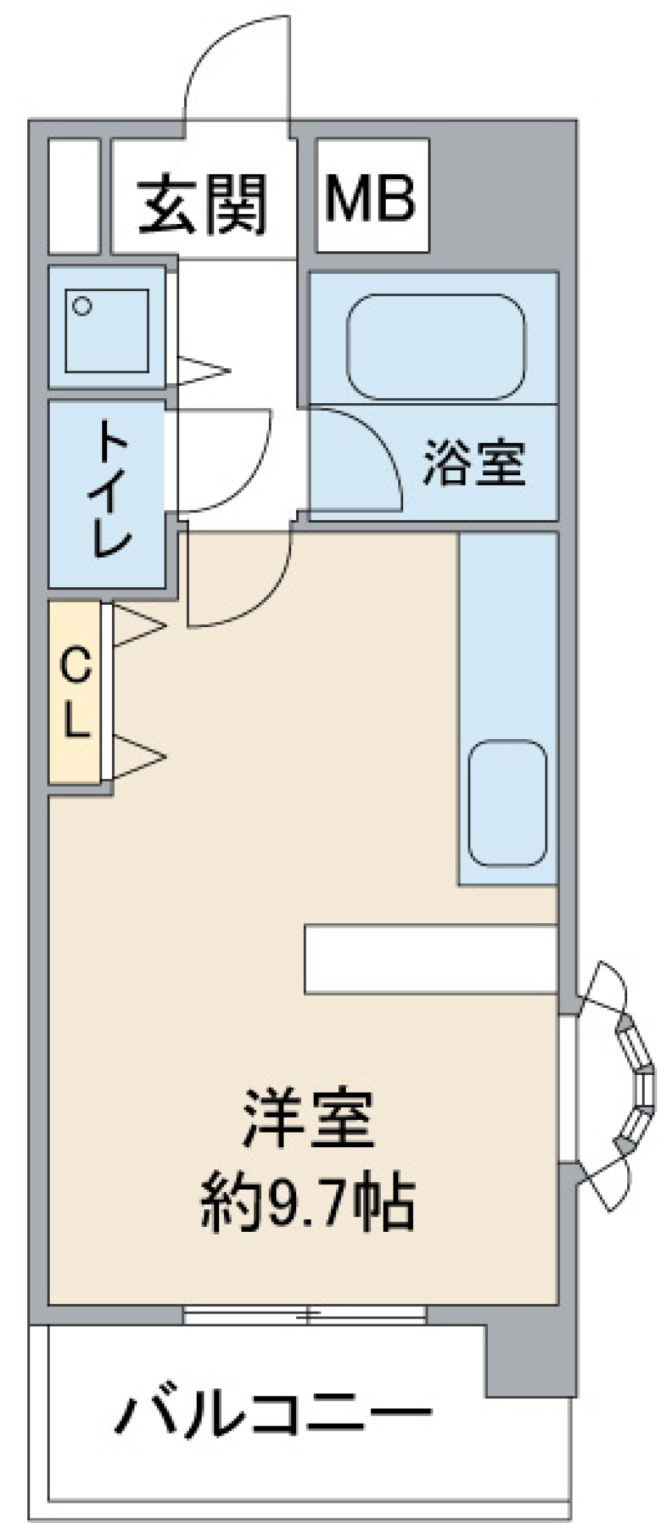 パルテンツァ　101の間取り図