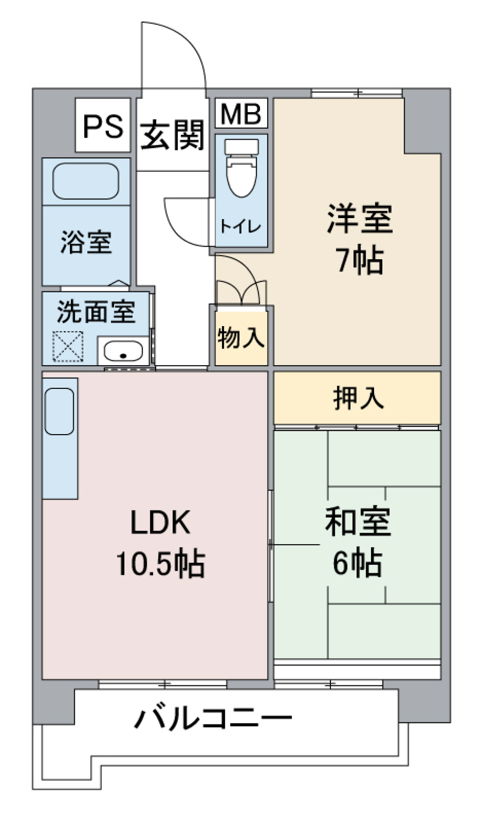 新橘ビル　302の間取り図