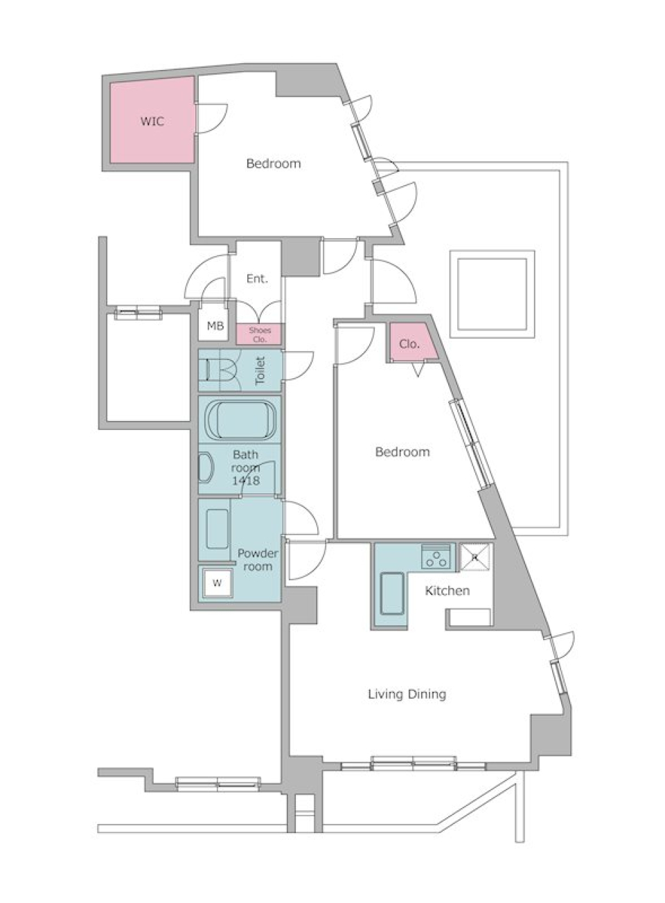 愛犬とかくれんぼなんて夢が現実にの間取り図