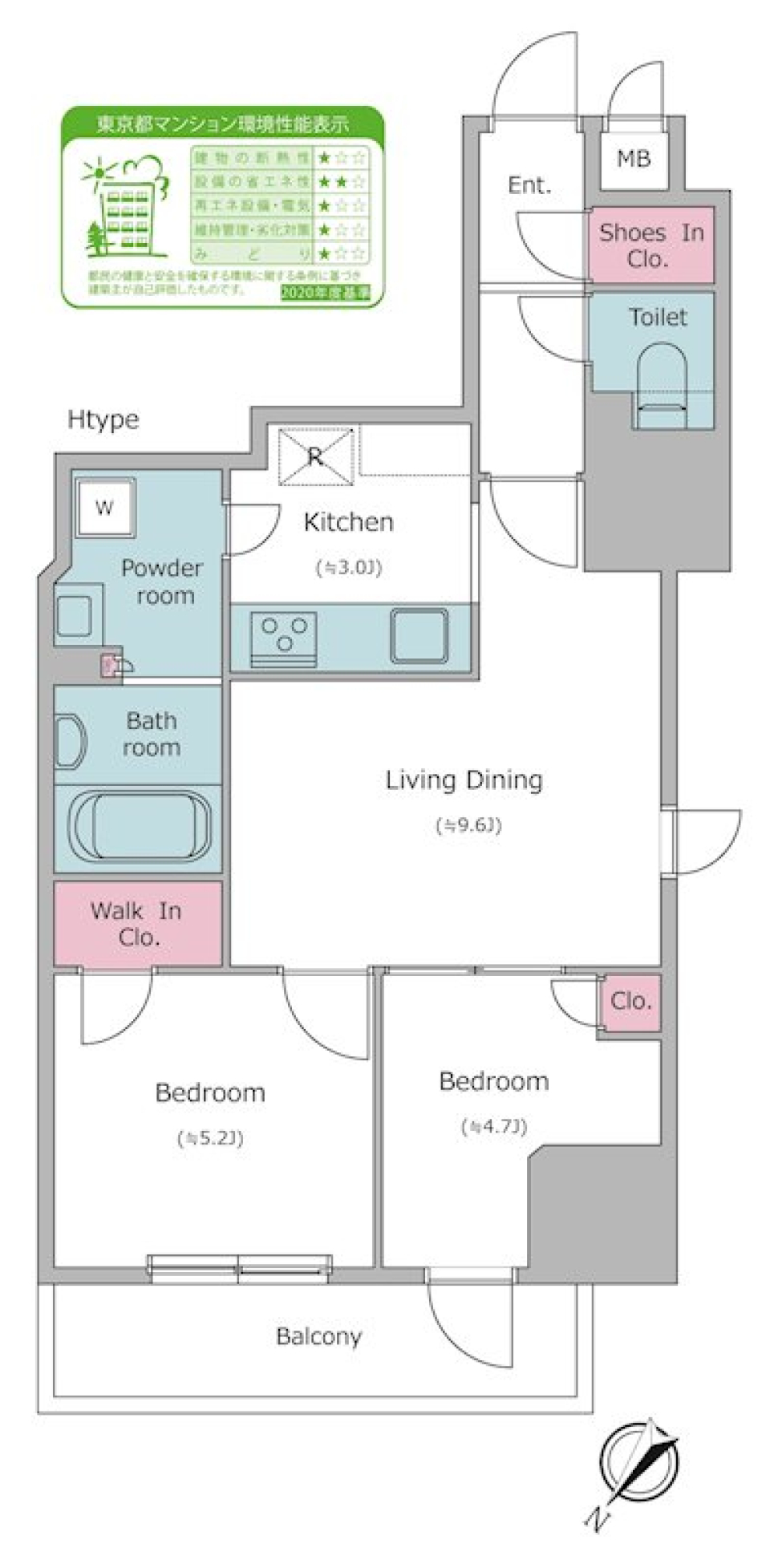 ワークライフバランスが叶う場所の間取り図