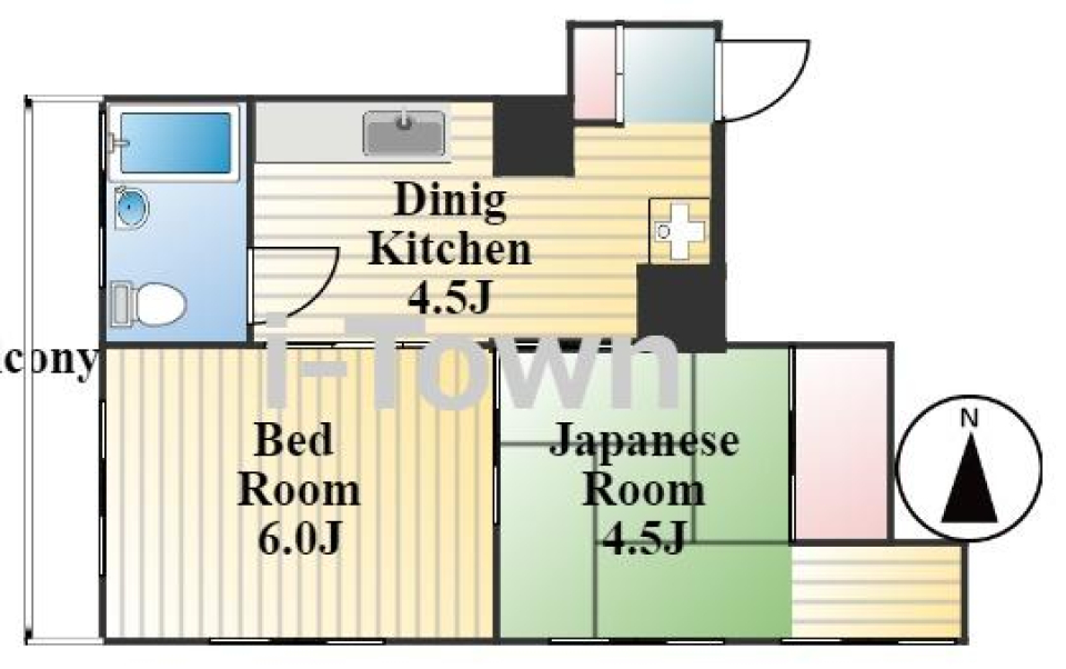 柏倉ビル 302号室の間取り図