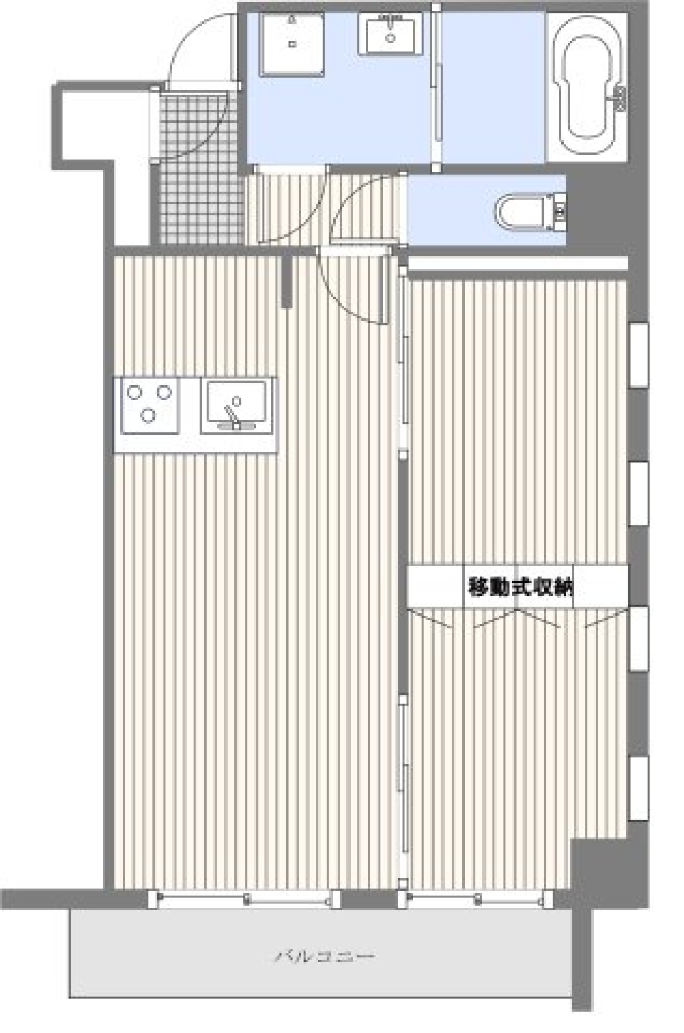 ABACUS　KANDA　703号室の間取り図