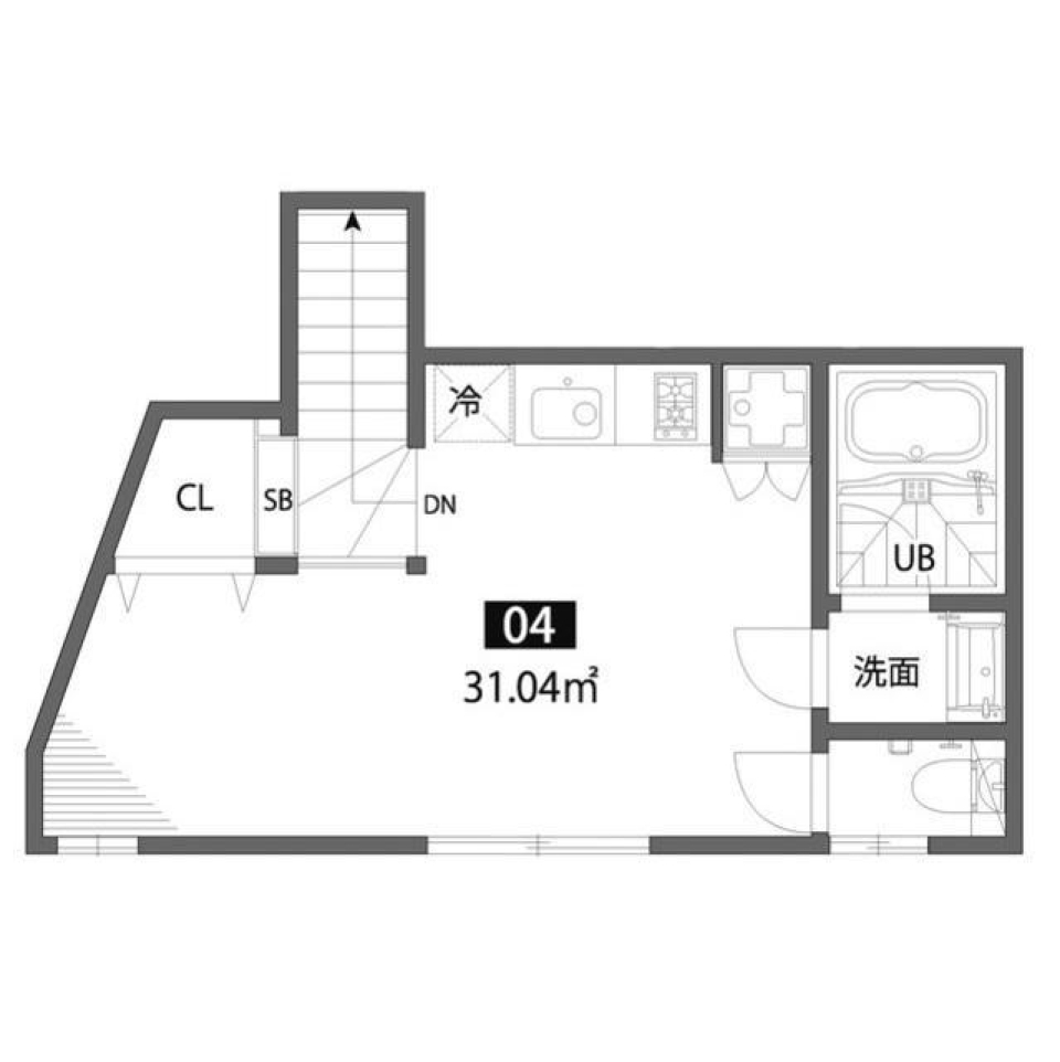 グランエッグス西大井 04の間取り図