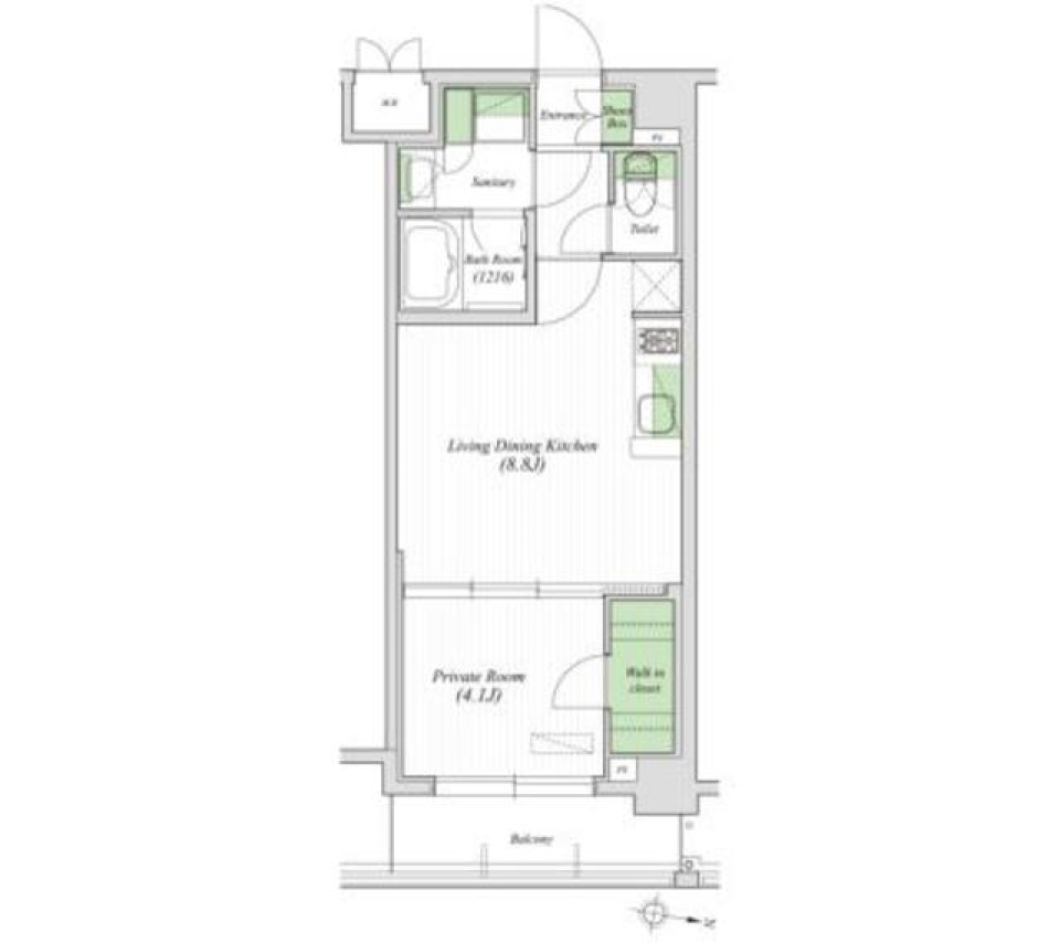 アーバネックス原宿 の間取り図