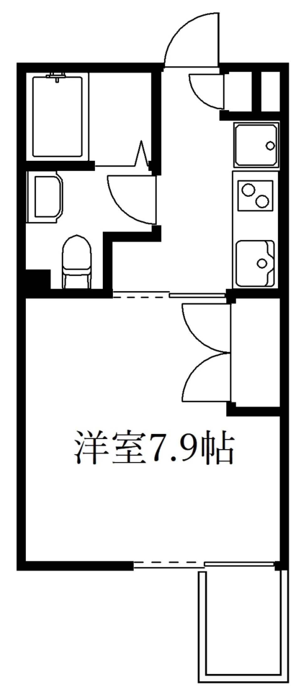 PARK RESIDENCE 西新宿 202号室の間取り図