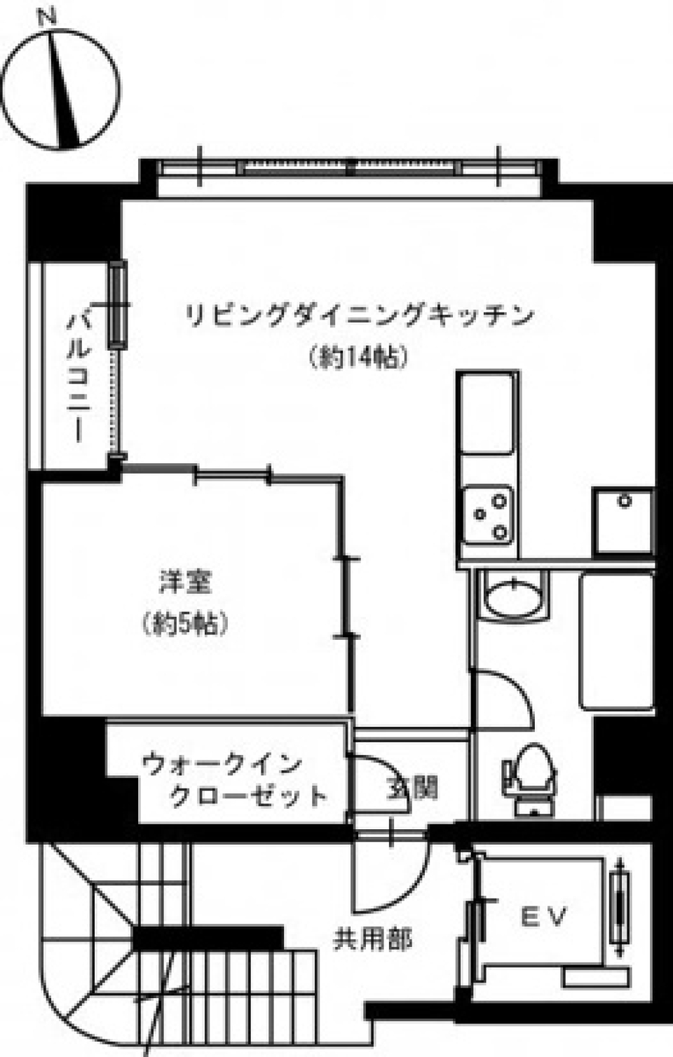 マンションで小上がりがあるって？！の間取り図