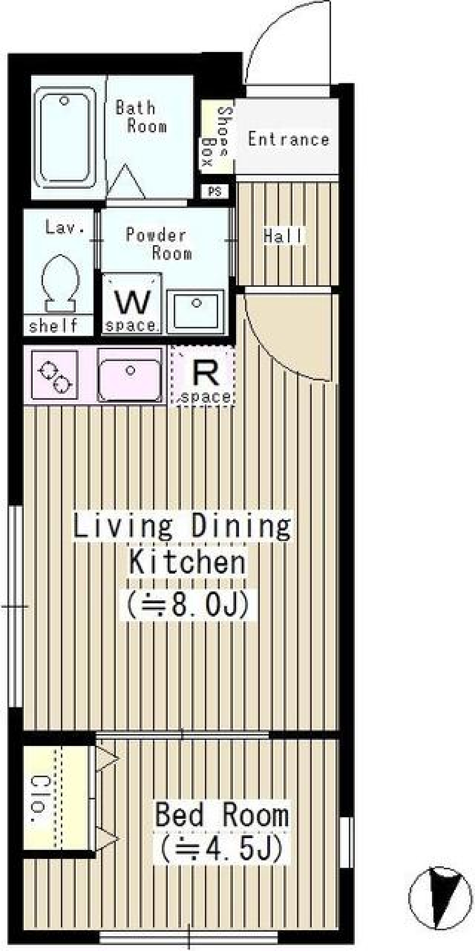 ＴＯＫＹＯ　ＦＬＡＴ 202の間取り図