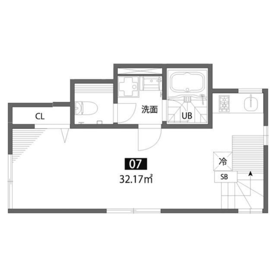 グランエッグス西大井　07の間取り図