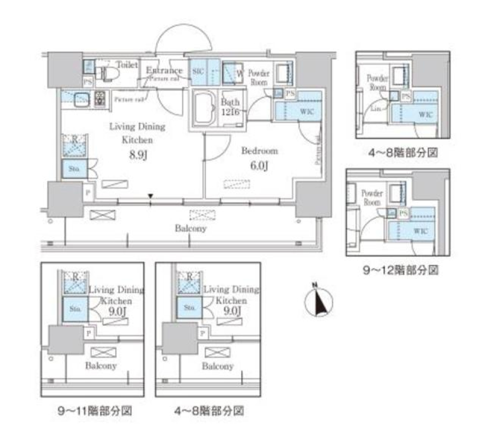 パークアクシス東陽町・親水公園　311の間取り図