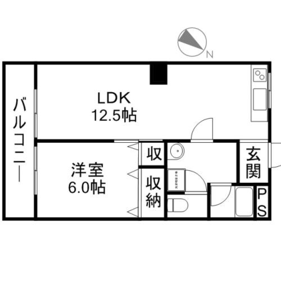 何かと便利なイオンの近く！の間取り図