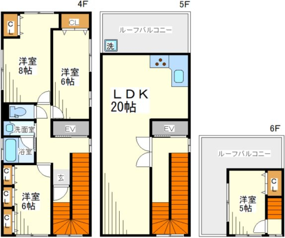 東京の４LDK、いいじゃない！の間取り図