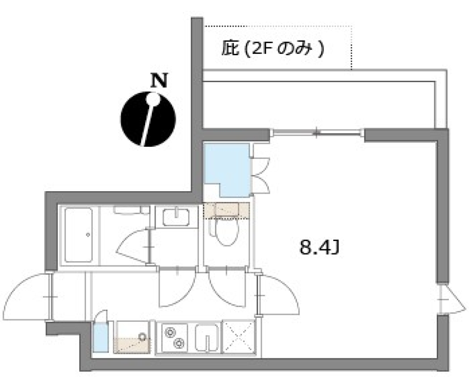 大田区、ひとり暮らしのススメの間取り図