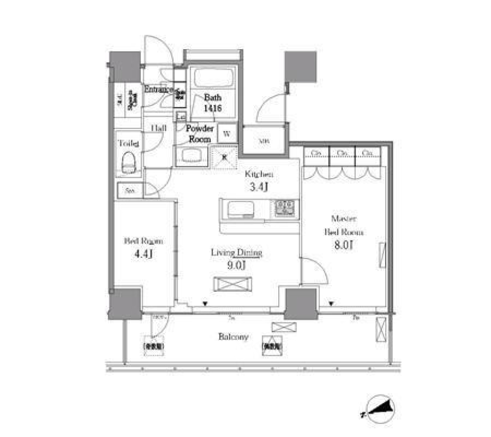 パートナーシップの彼方、家族の港への間取り図