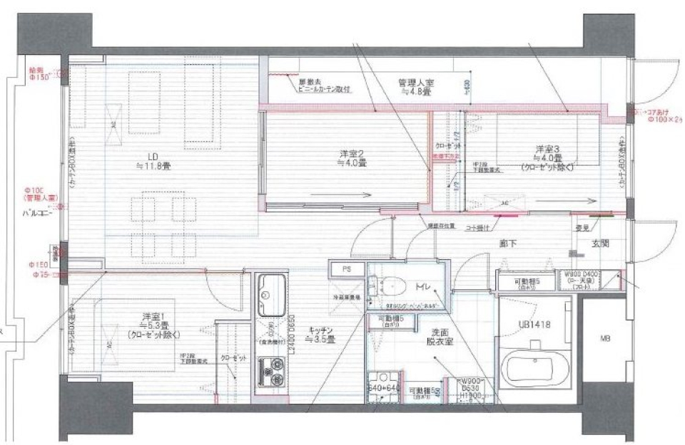 ネオ・アーバン・ハイブの間取り図