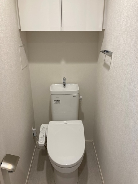 トイレの様子。※写真は同タイプ住戸です。