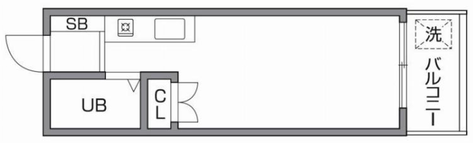 シャトルタナカ　202号室の間取り図