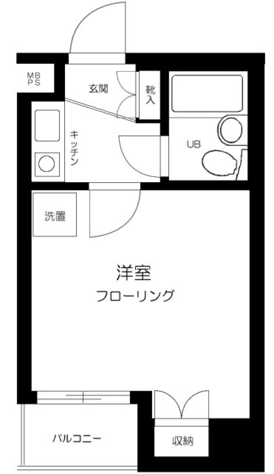 ダイアパレス両国　402号室の間取り図