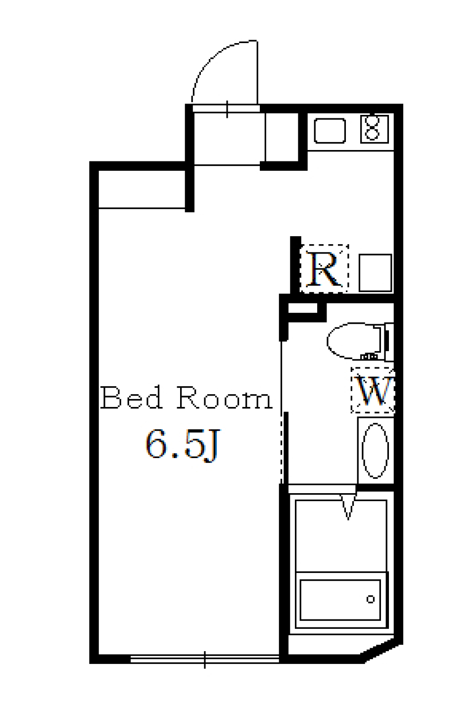 RITZ MINOWA　404号室の間取り図